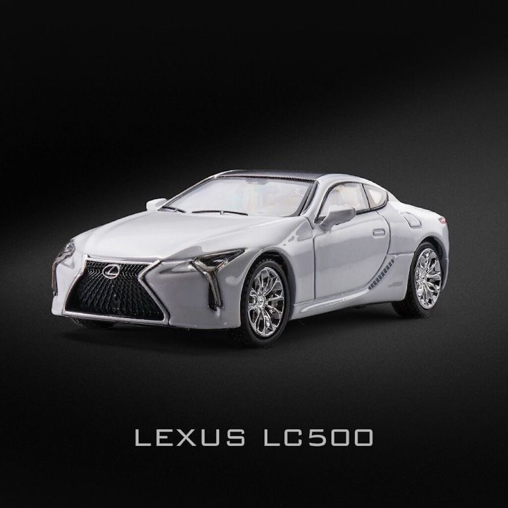 BN Enchery 1:64 White JDM 2017 LC500 Coupe Sports Model Diecast Metal Car