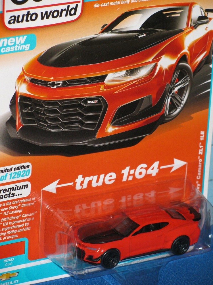AW Auto World Modern Muscle 2019 Chevy Camaro ZL1 1LE #2 Brand New in Box Sealed