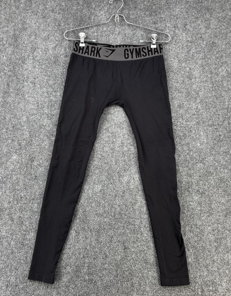 Gymshark Black Seamless Leggings Women’s XS Gym Yoga Workout Logo
