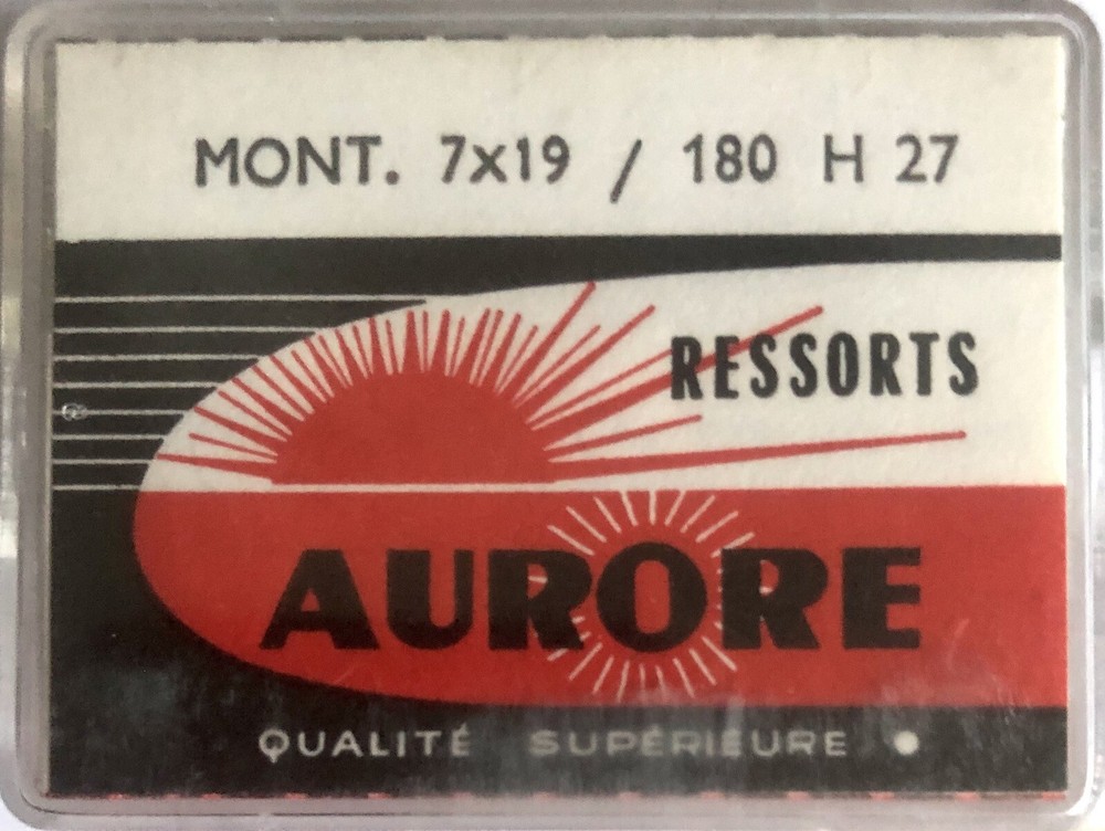 1X Mainspring 7620 1.80x8mm Ø0.085 Watch Spring 180H 27