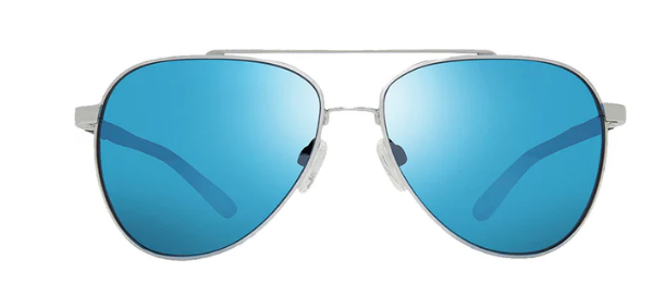 Revo Arthur Polarized Sunglasses Chrome H2O Heritage Blue Brand New