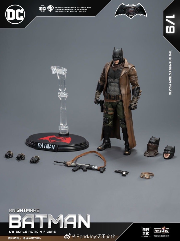 Authorize FondJoy DC Series Dawn of Justice Knightmare BATMAN 1/9 Action Figure