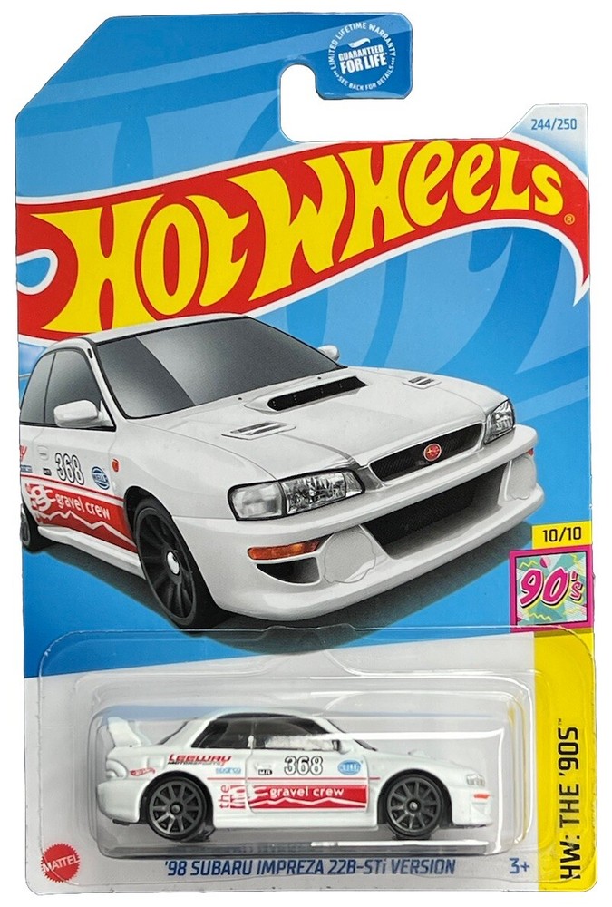 HOT WHEELS ‘98 SUBARU IMPREZA 22B-STI VERSION NEW 2024
