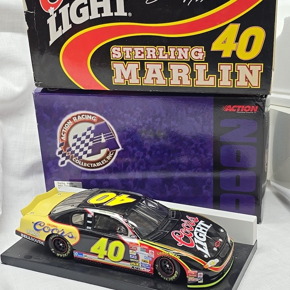 1:24 Sterling Marlin #40 Coors Light 2000 Monte Carlo Action Diecast NASCAR