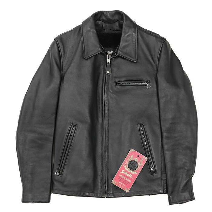 Men's 34 Short Leather Rider Jacket with Fleece Liner & Collar