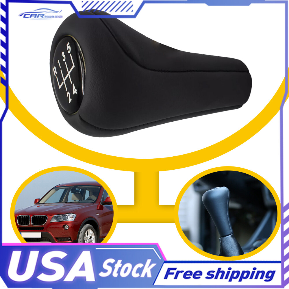 5 Speed Manual Gear Stick Shift Knob Shifter For BMW 5Series E60 E61 E28 E34 E39