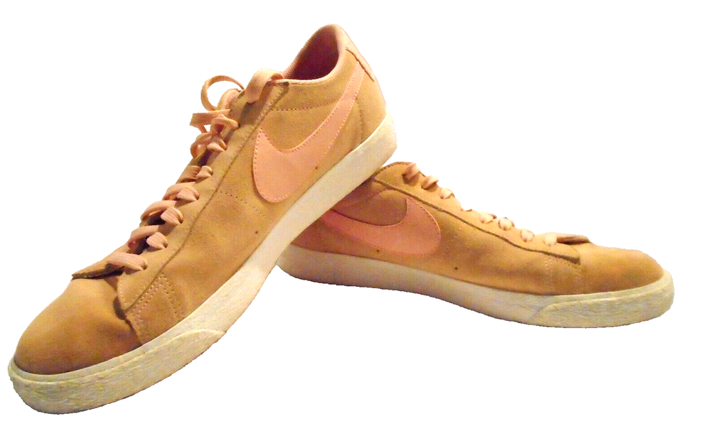 Nike Blazer Low Mens Size 11.5 Artic Pink Suede Sneakers 371760-8013
