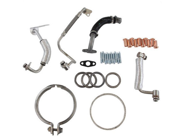 Turbocharger Coolant and Oil Supply / Return Line Kit fits X5 2016-2018 83PYWQ
