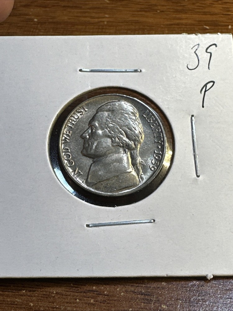 1939 P Jefferson Nickel Uncirculated Free Shipping