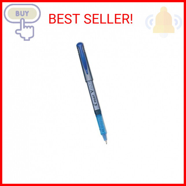 Pilot V Razor Point Liquid Ink Markers, Extra Fine Point, Blue Ink, 12-Pack (110