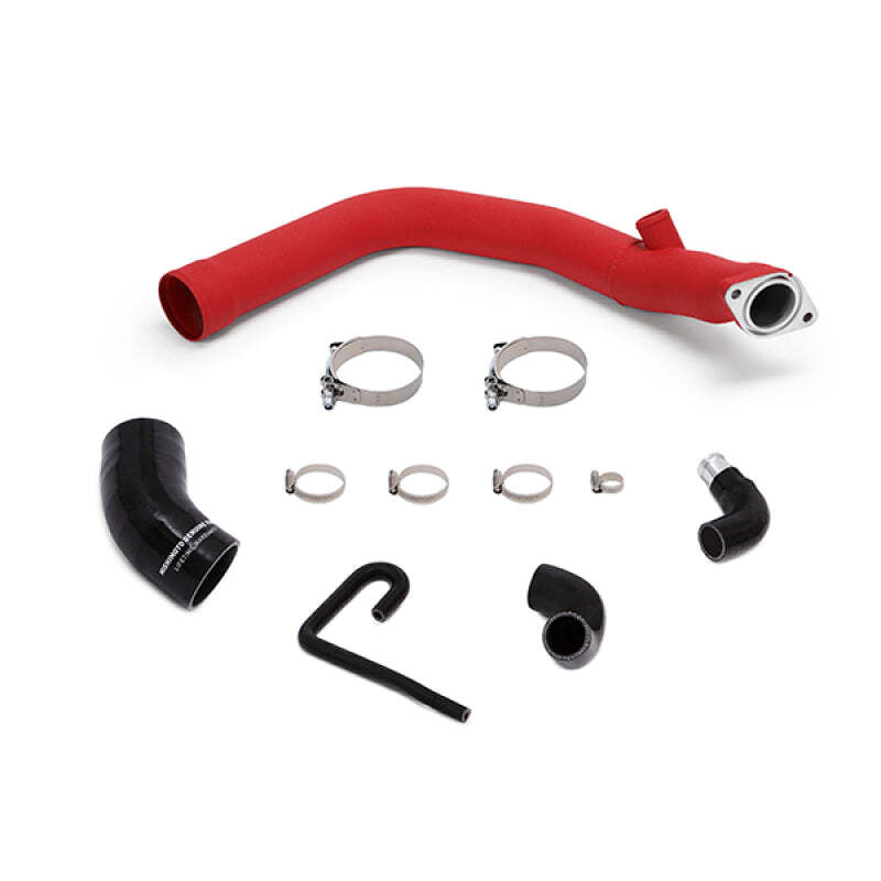 Mishimoto Wrinkle Red Charge Pipe Kit for 2015 Subaru WRX