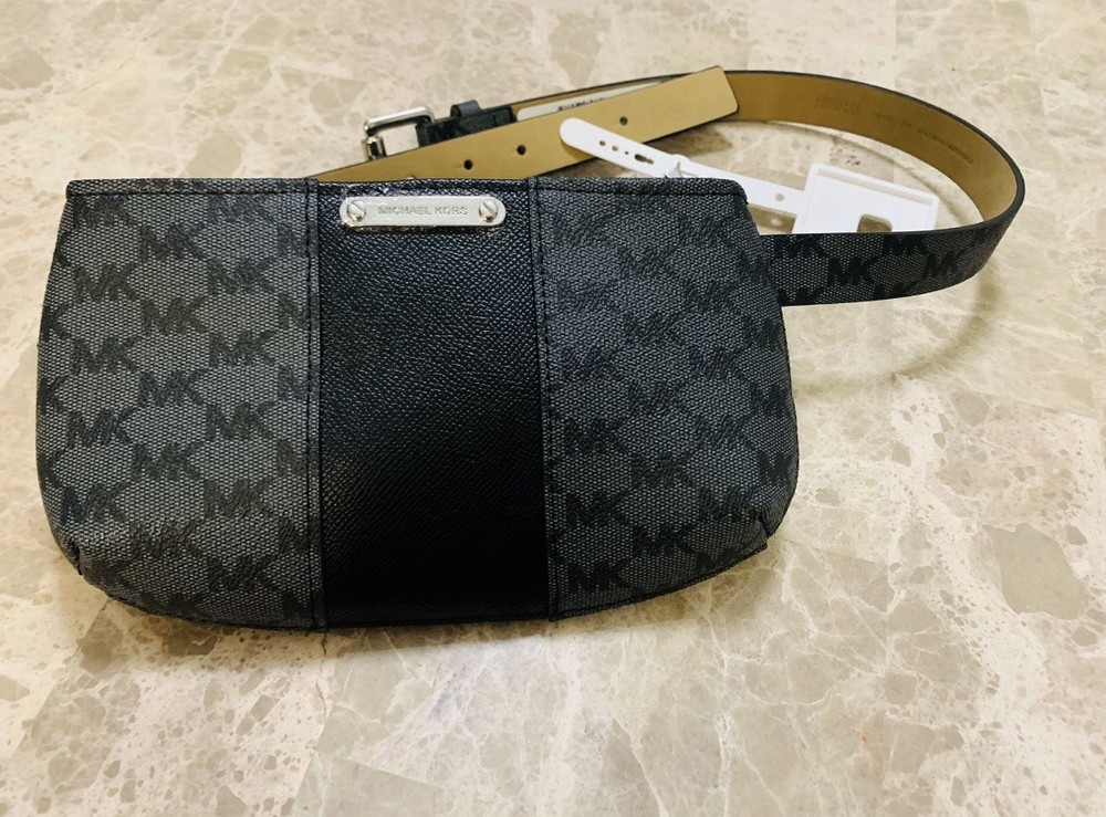💫NWT💫 Michael Kors Signature Logo Monogram Adjustable Belt Woman’s Size S/M