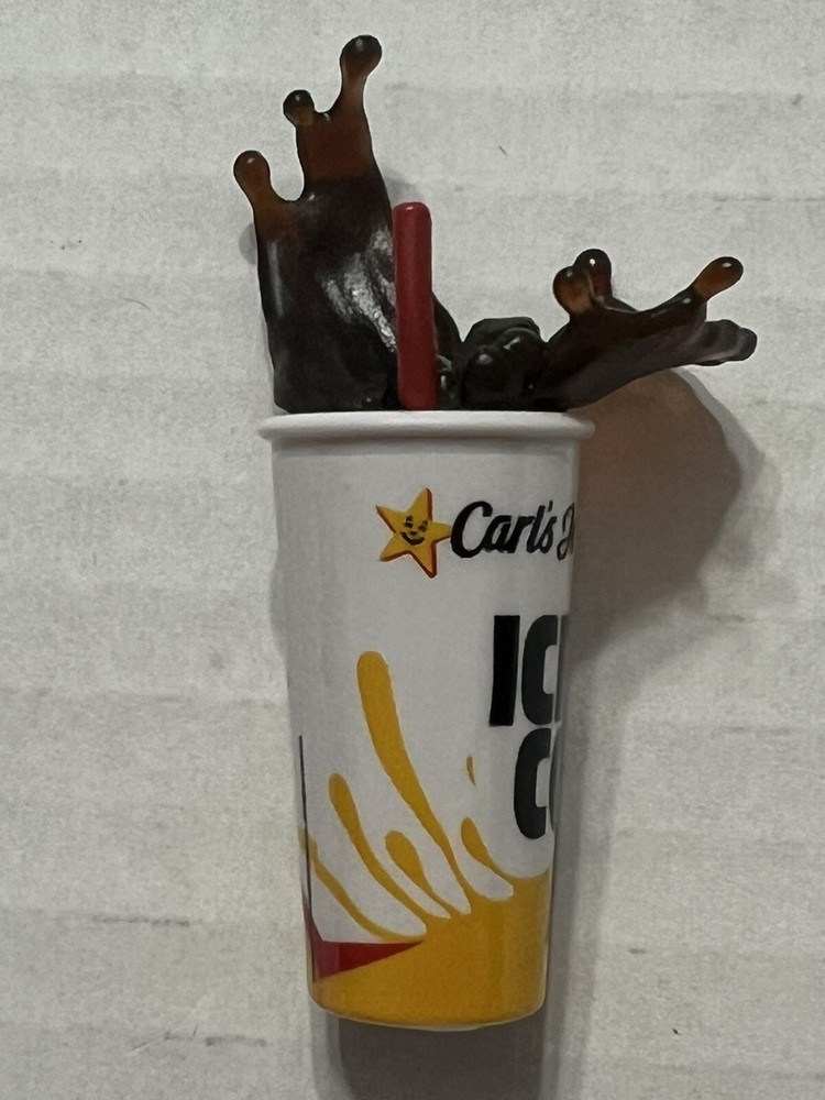 FOODIE MINI BRANDS 5 Surprise Hardee’s Carls Jr. Frozen Moment Soda Coke RARE ✨