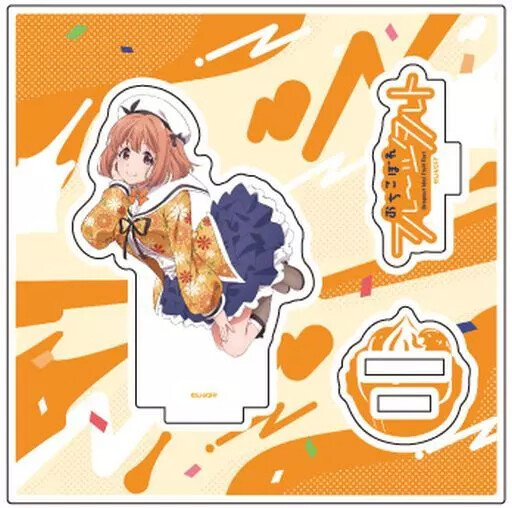 Acrylic Stand Panel 04. Nina Maehara Figure Plate Dropped Fruit Tart