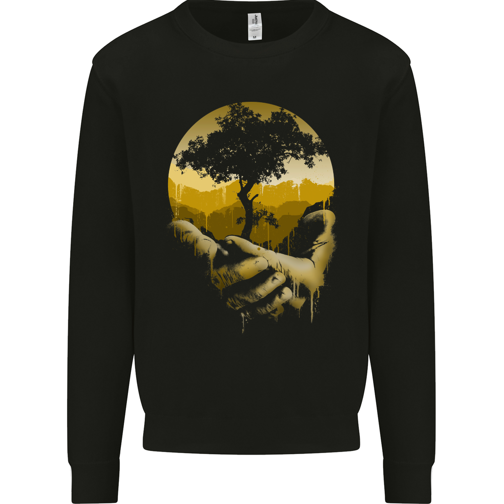 Forsaken Planet Environment Climate Change Mens Sweatshirt Jumper
