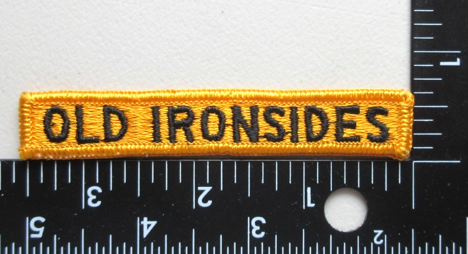 ⭐U.S. ARMY 1ST ARMORED DIVISION OLD IRONSIDES MILITARY ARMY SEW ON TAB PATCH