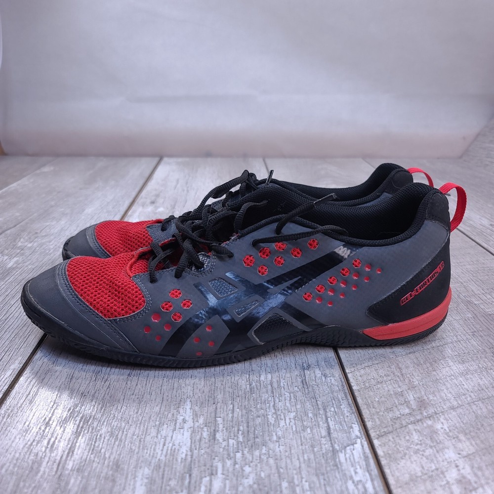 Asics Gel Fortius TR Mens Running Shoes Size US 12 Gray Red Sneakers F870414