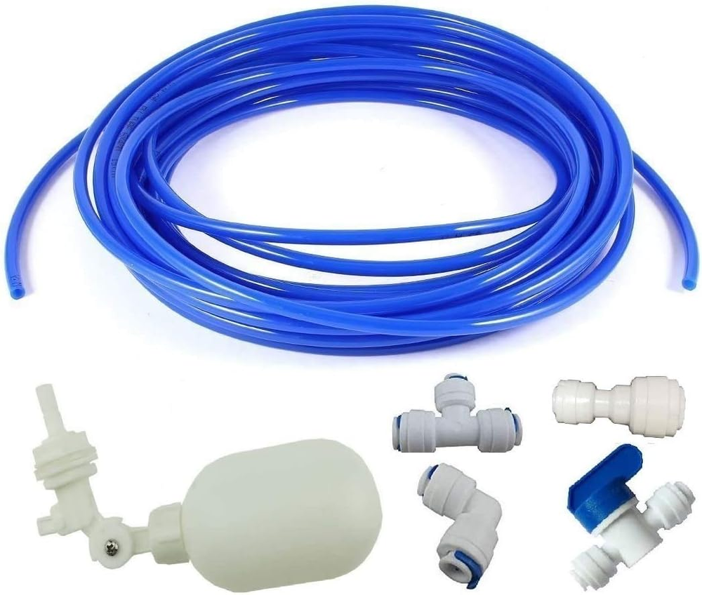 1/4 inch Tube Float Valve Kit for RO Water Reverse Osmosis System water filte...