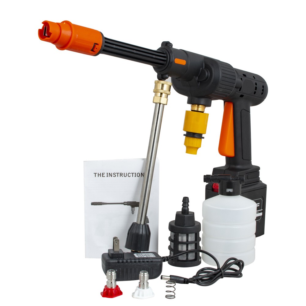 Portable Cordless Electric High Pressure Car Washer Spray Gun