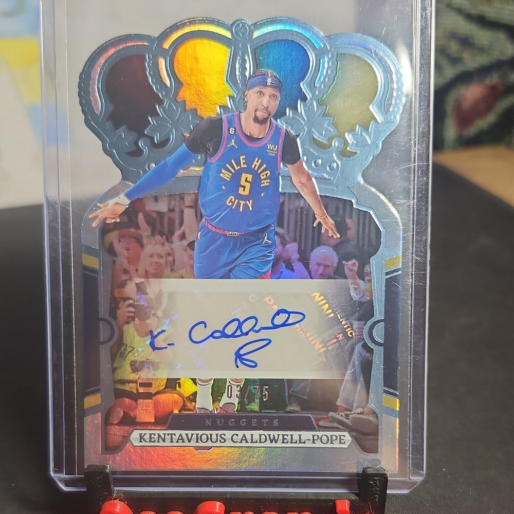 2023-24 Panini Crown Royale  Auto Blue #CA-KCP Kentavious Caldwell-Pope /75