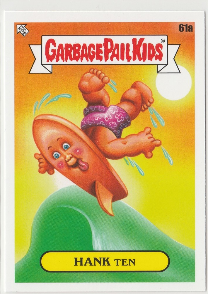 Hank Ten #61a Garbage Pail Kids GPK 2021 Vacation Series Card