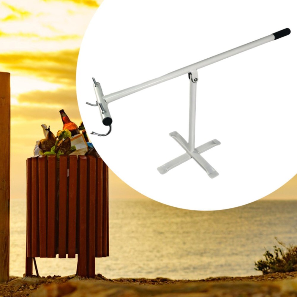Manual Trash Compactor Tool Sturdy for Outdoor Dustbin up Space in Bins