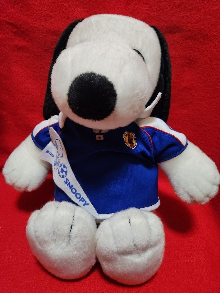 Snoopy J League Official 32cm Plush Soccer Toy Anime Character