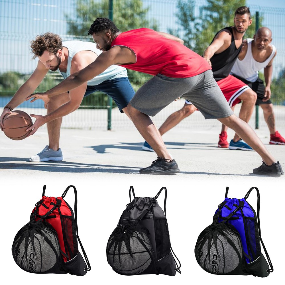 Drawstring Basketball Backpack for Boys Large Capacity Outdoor Sports Bag great