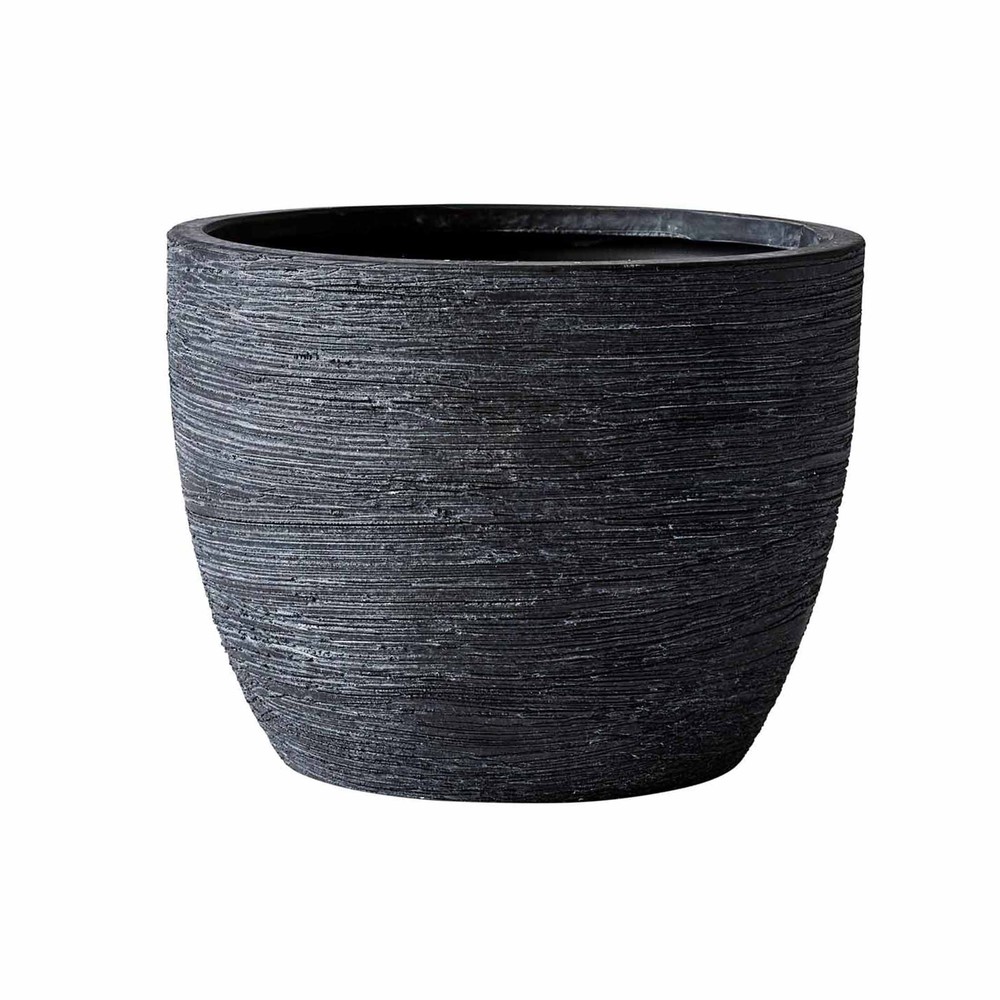 Better Homes Gardens 4.5 Inch Black Textured Matte Ceramic Pot 1-Piece