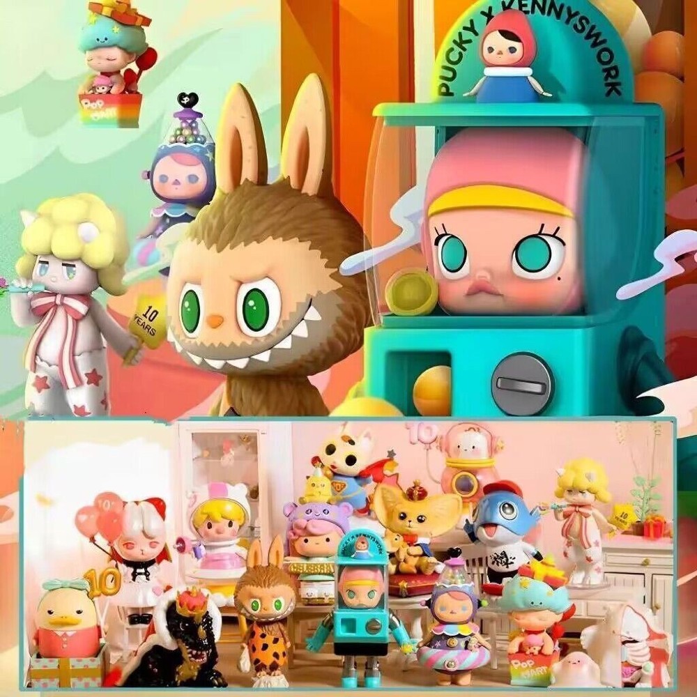 Authentic POPMART 10th Anniversary Series Blind Box Confirmed Figure Toy Doll