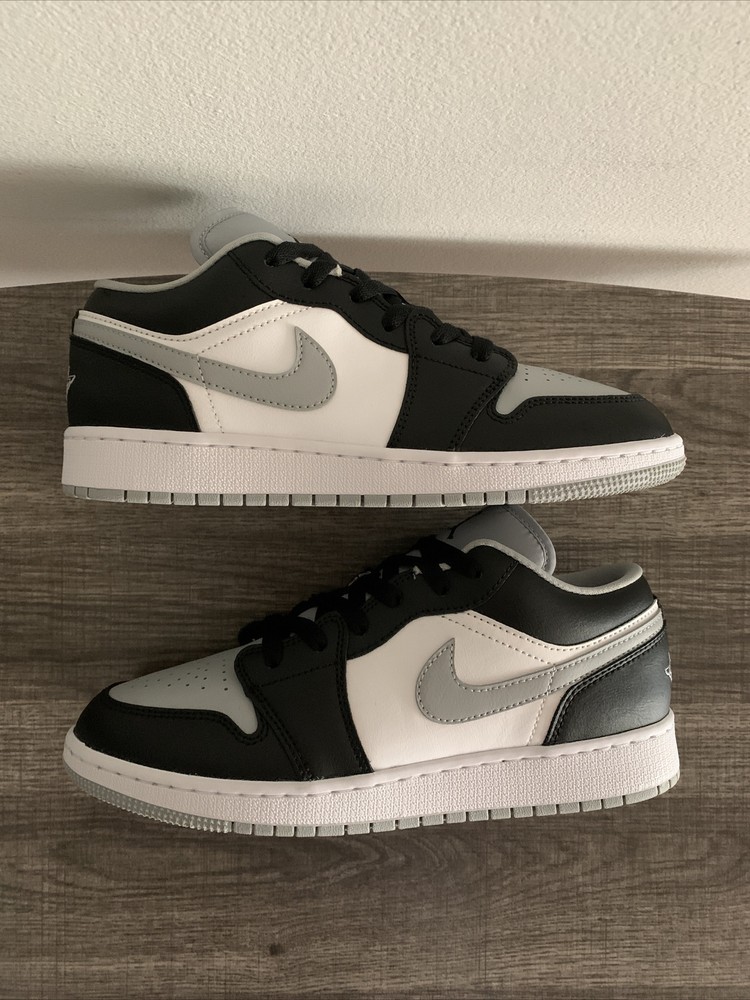 Size 7Y - Nike Air Jordan 1 Retro Low Smoke Grey Toe 2020