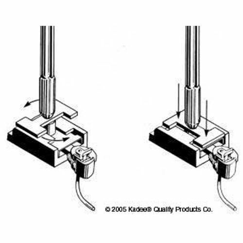 Kadee 230 Talgo Adapter Insertion Pic, Inserts Talgo Adapters Into Pockets