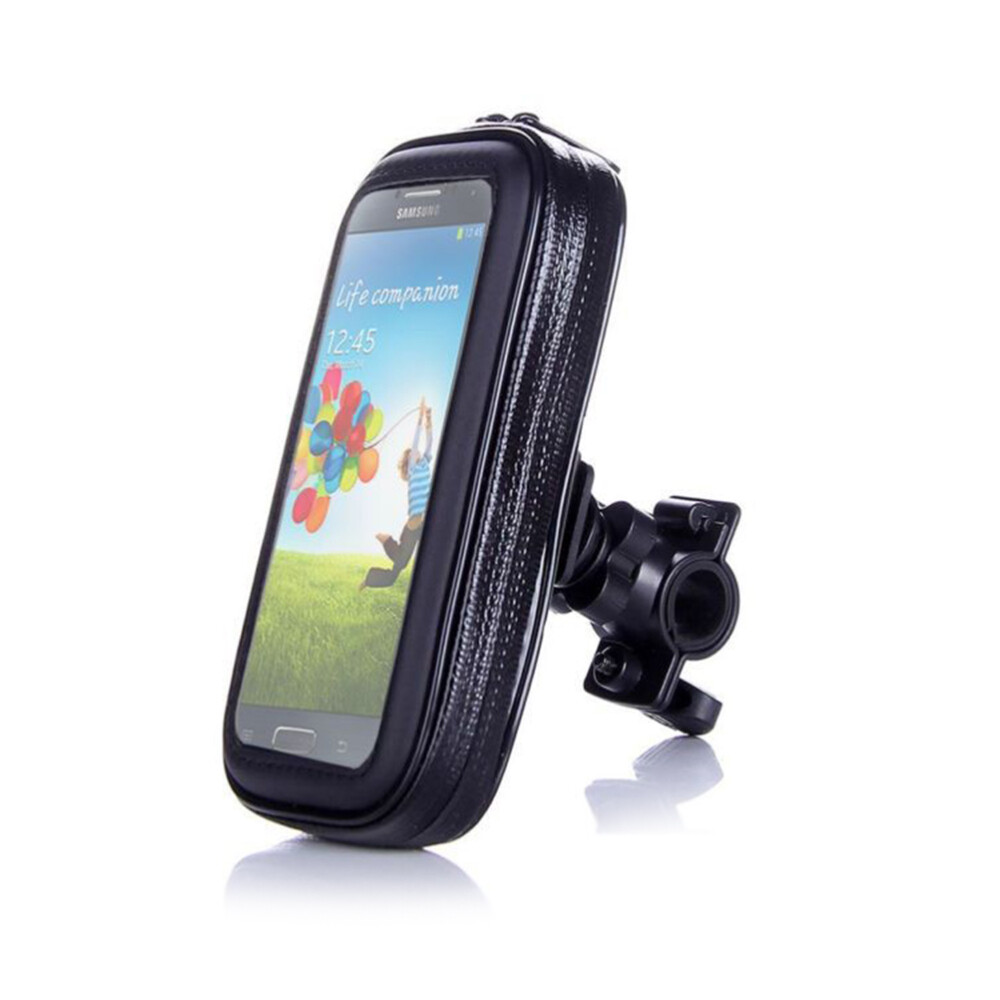360-Degree Rotating Bike Phone Mount - Adjustable Handlebar Stand