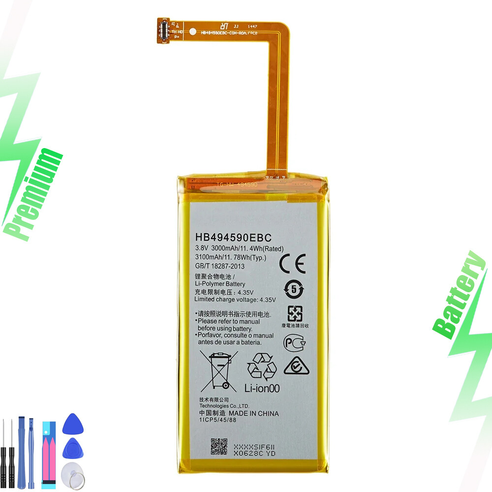 New HB494590EBC Replacement Battery for   Honor 7 PLK-AL10 3000 mAh + Tools