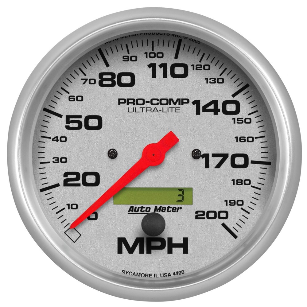 Auto Meter 4490 Ultra-Lite Digital In-Dash Speedometer Gauge