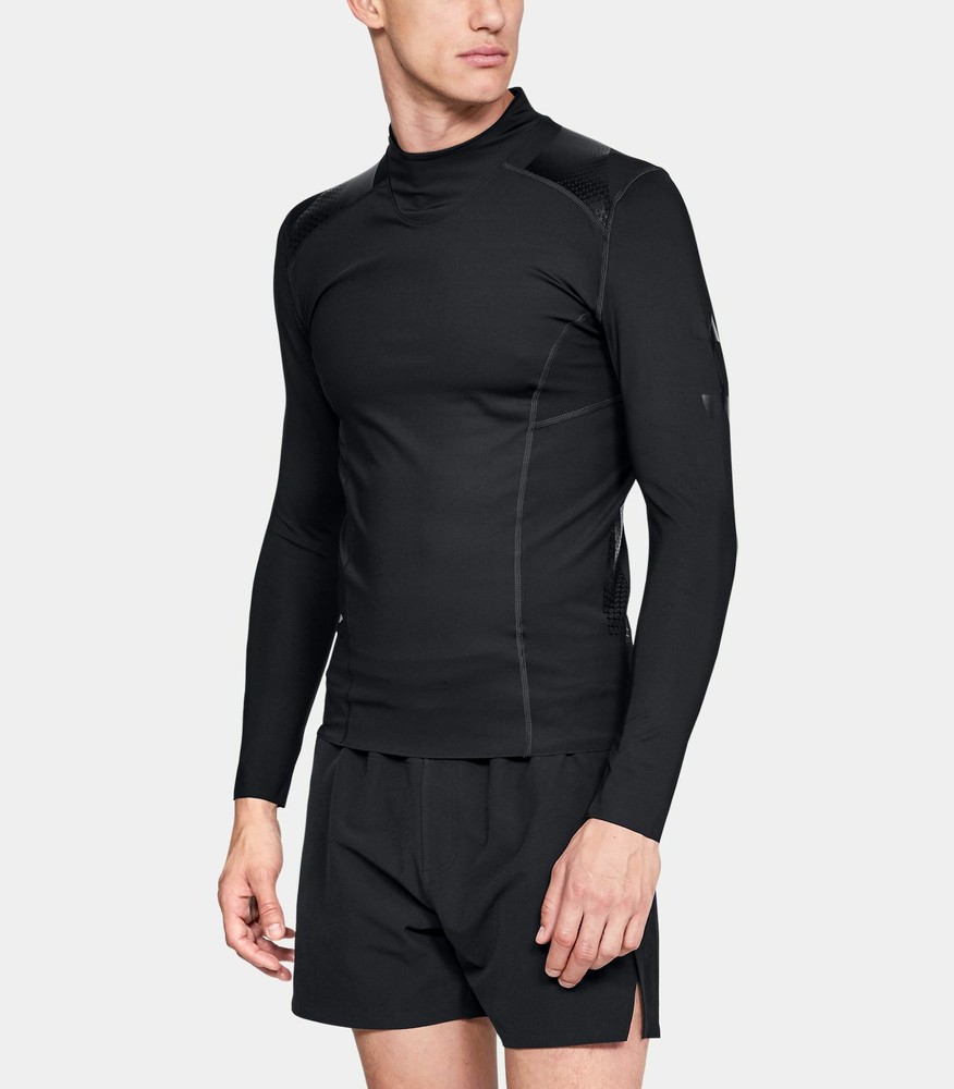 Under Armour Mens Perpetual Mock Compression Running Shirt Medium MSRP 85