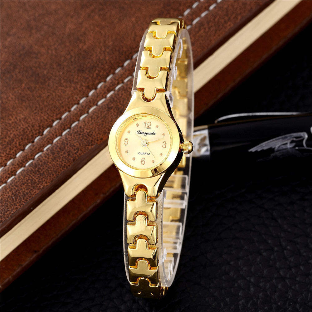 Elegant Small Dial Women's Stainless Steel Bracelet Watch