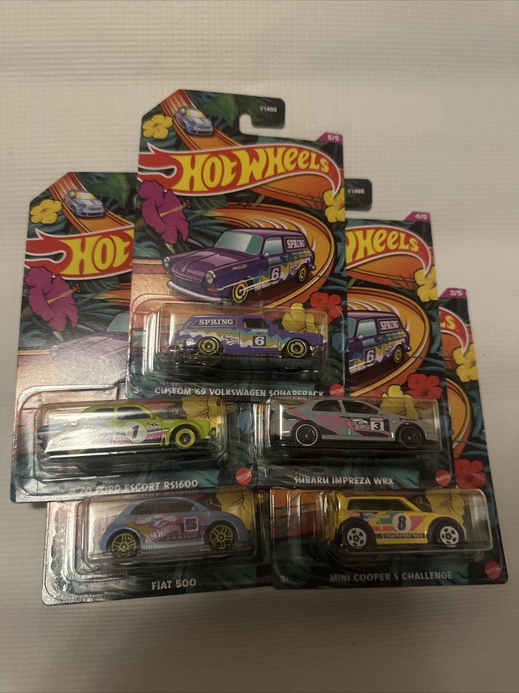 Hot Wheels 2024 - Spring cars Full Set 5pcs New Sealed Unopened