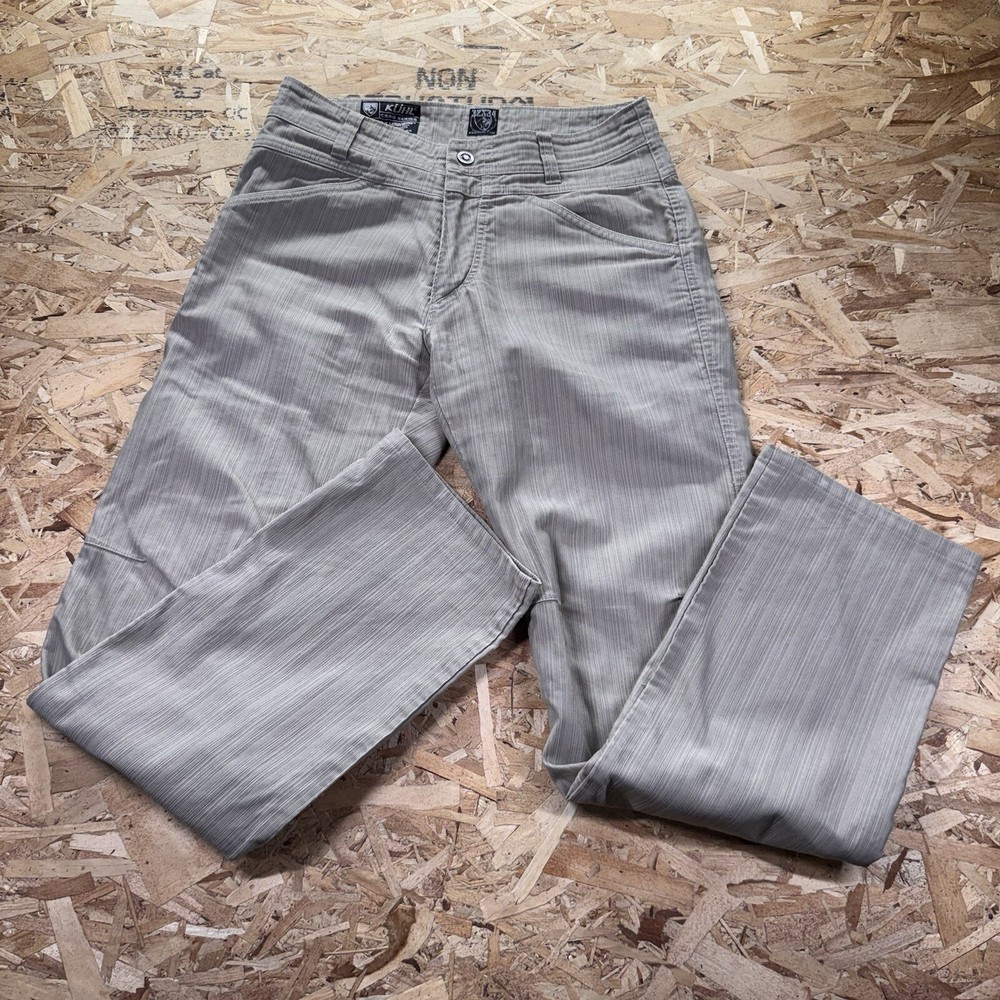 Kuhl Pants Mens 32x34 Crag Series Beige Cotton Outdoor Workwear Climbing Hiking