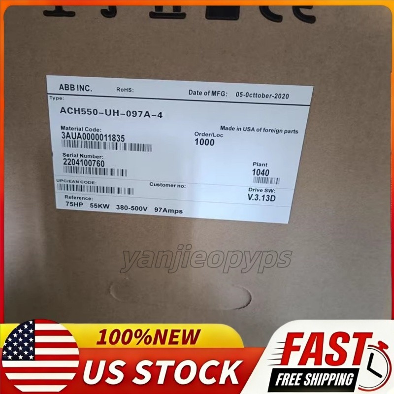 Unopened NEW ABB ACH550-UH-097A-4 Variable Frequency Drives US Fast Shipping