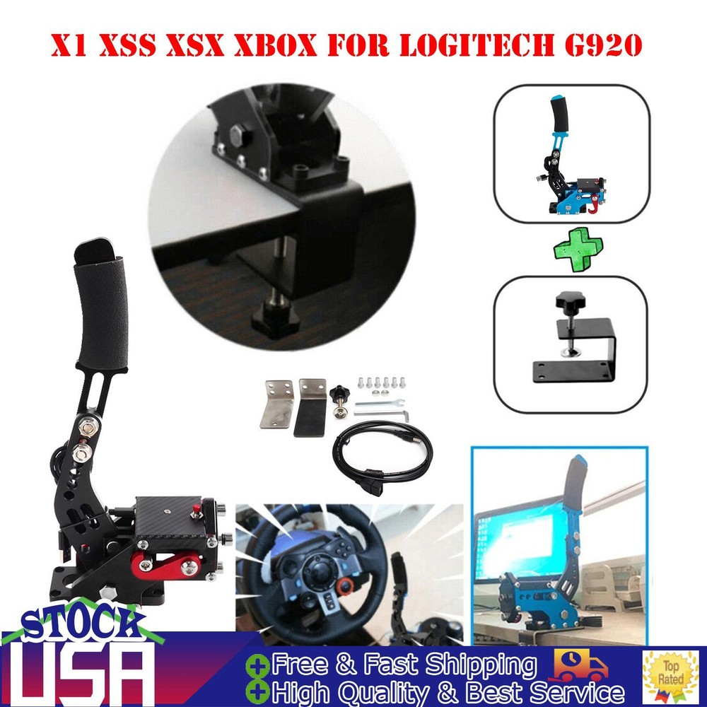 14Bit X1 USB Handbrake Kit for Logitech G920 Racing Wheel Stand - Blue