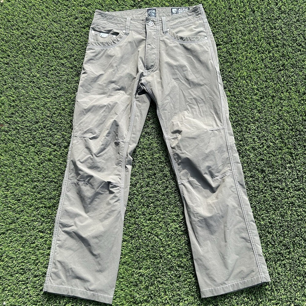 Kuhl Pants Mens Size 30x30 Brown Carpenter Nylon Blend Hiking Travel