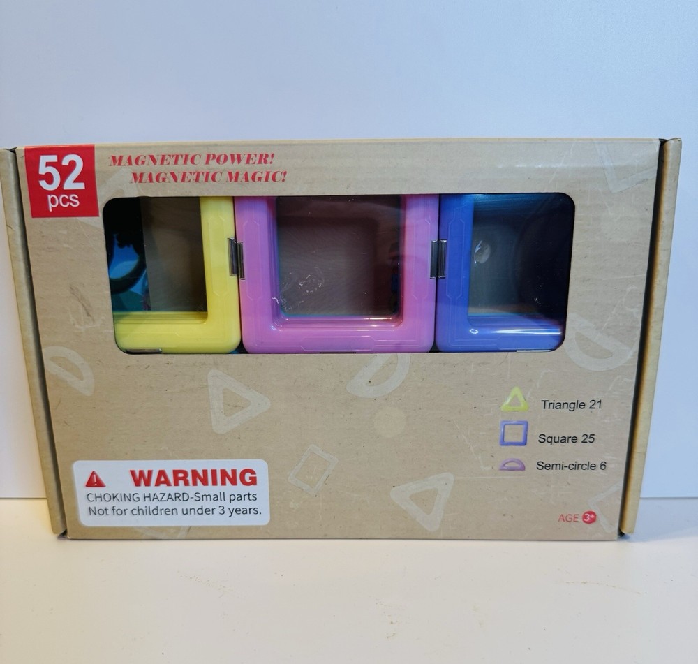 50-Piece Powerful Magnetic Set for STEM Learning & Fun