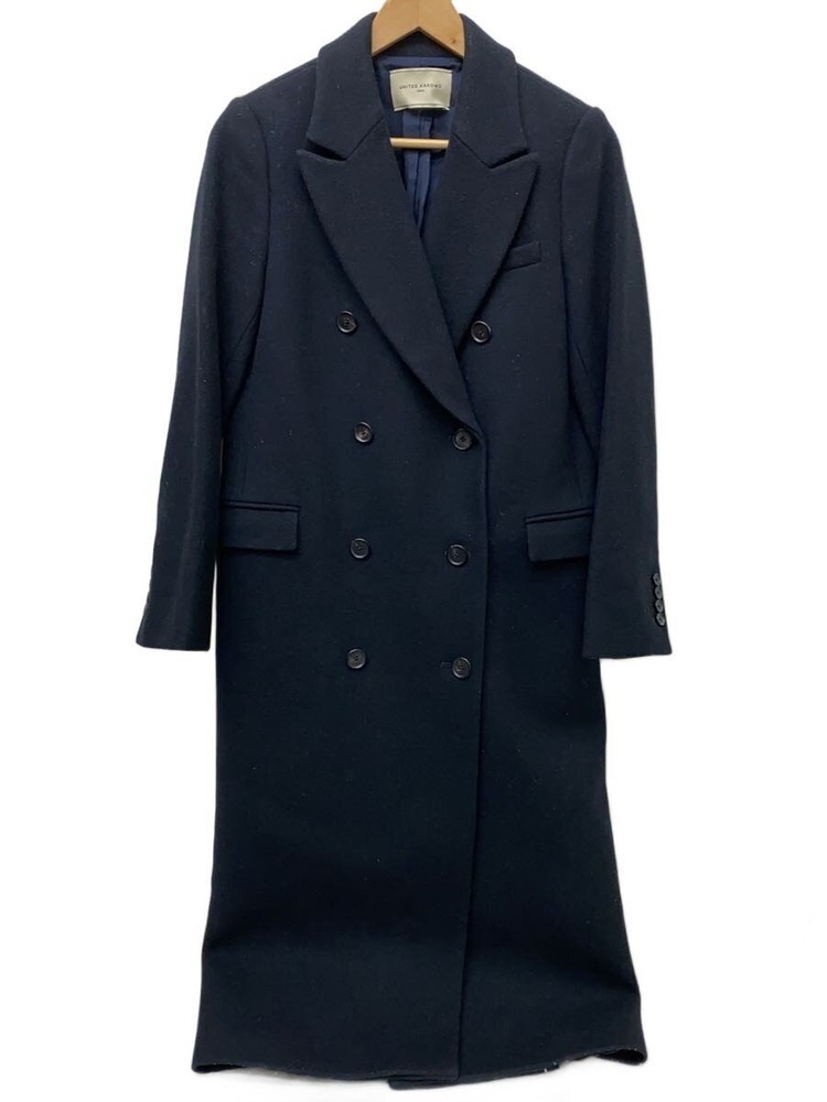 Beauty Youth United Arrows Trench Coat/38/Wool/Blk/Cashmere Blend/1525-268-3371