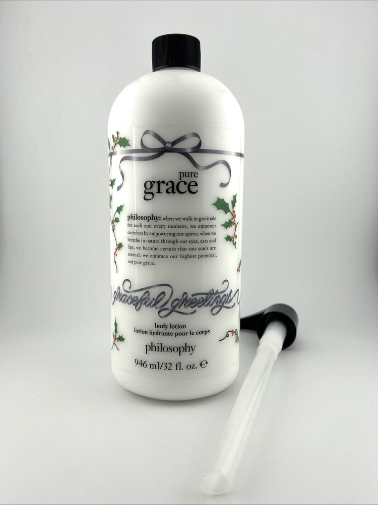Philosophy Pure Grace Body Lotion Grace-full Greetings Edition 32oz Sealed