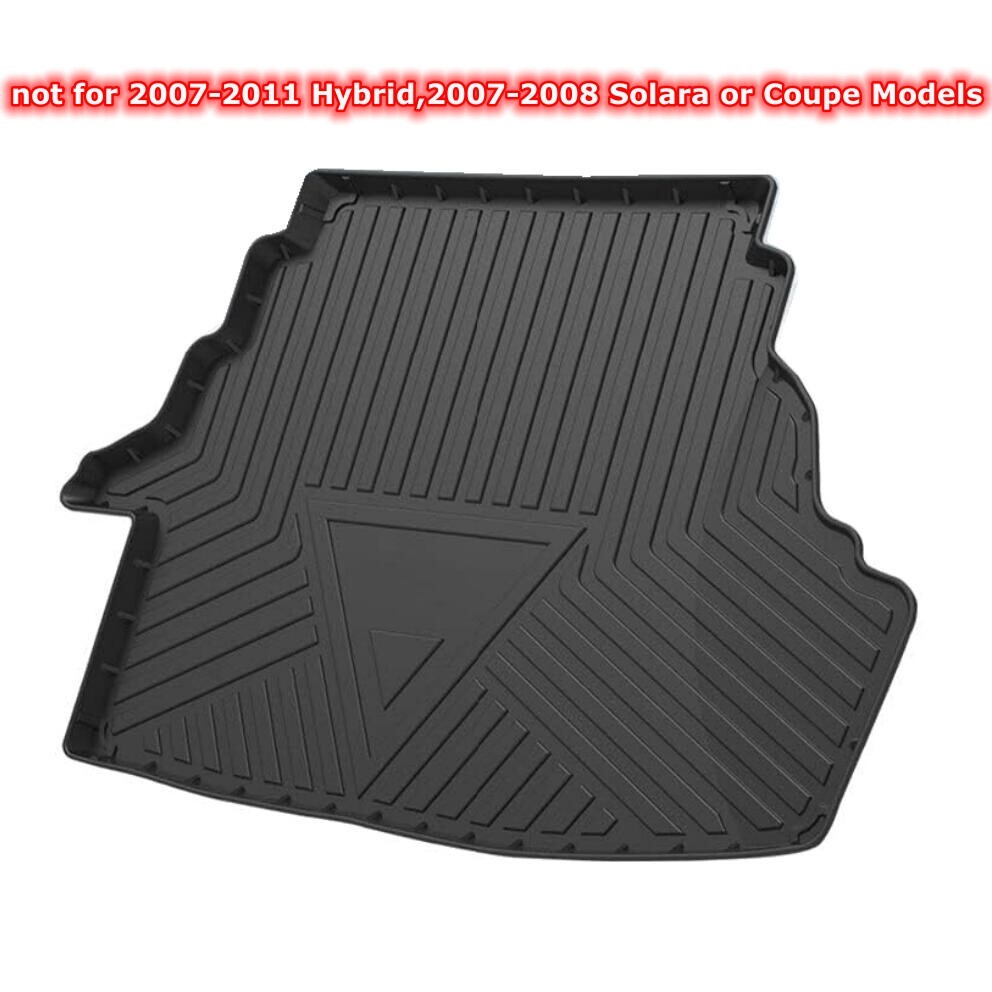 2006-2011 Toyota Camry Black TPO Floor Mats & Trunk Cargo Liner