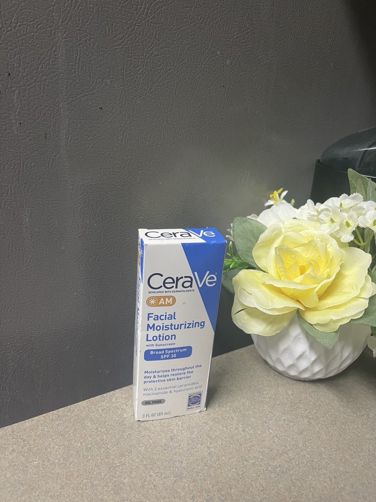 CeraVe AM Facial Moisturizing Lotion with SPF 30 Sunscreen Exp 01/2027