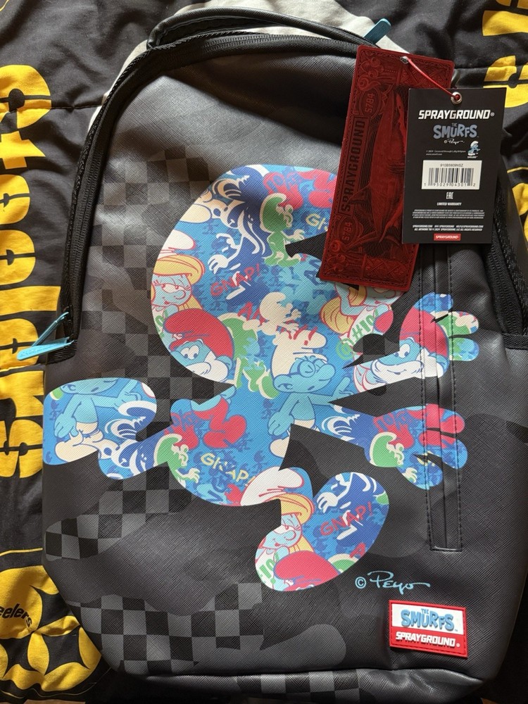 Smurf Sprayground Brand New With Tags And In Pristine Condition