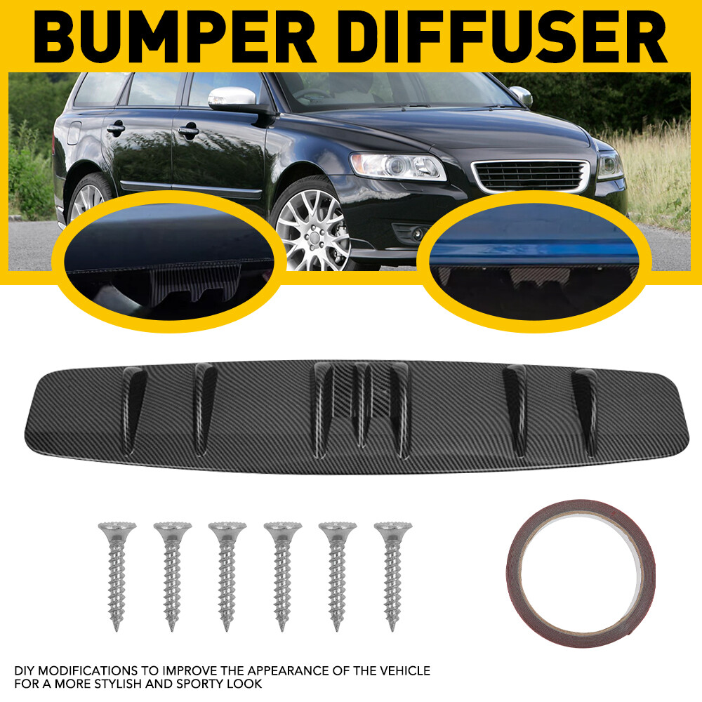 Bumper Diffuser Spoiler Splitter Wing Trim Carbon Fiber Univers 33