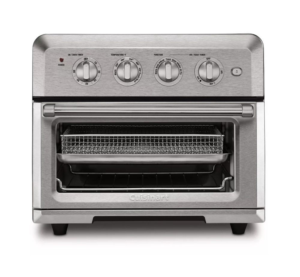 Cuisinart CTOA-122 Air Fryer Toaster Oven Stainless Steel 1800W, Convection Bake